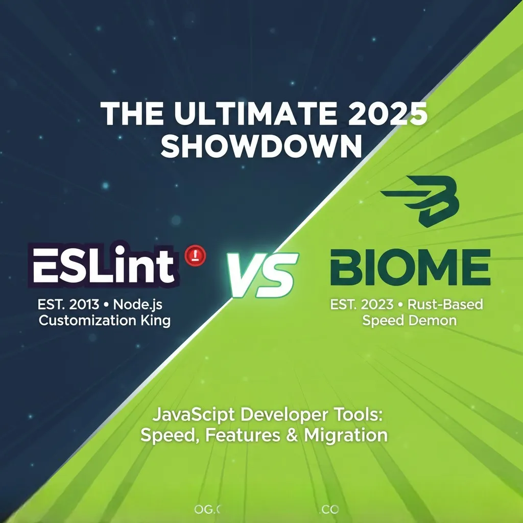 Biome vs ESLint: The Ultimate 2025 Showdown for JavaScript Developers — Speed, Features, and Migration Guide
